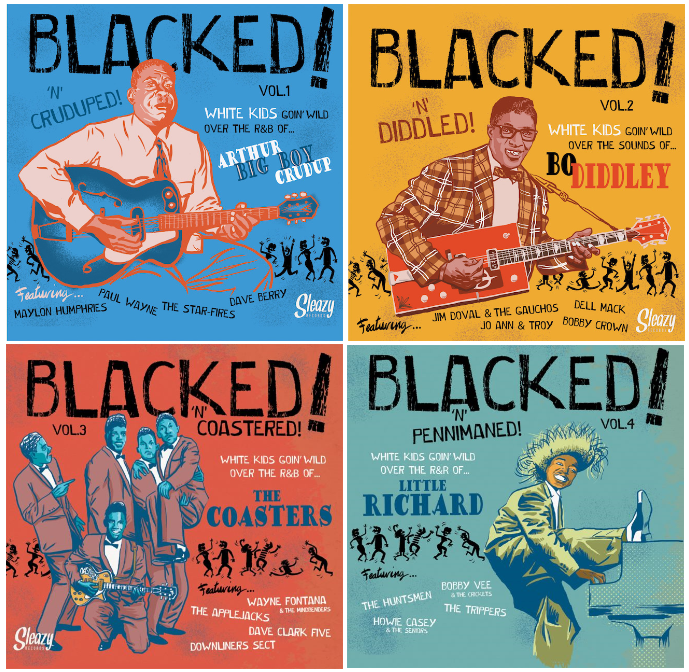 V.A. - Blacked ! Bundle Of The 4 Ep's Limited Deal!!